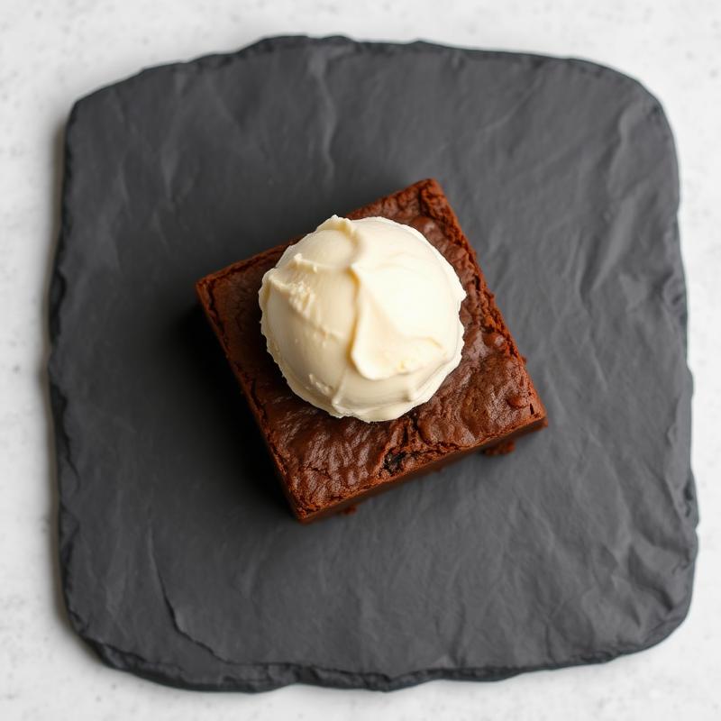 Brownie com Sorvete